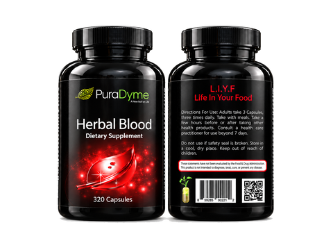 HERBAL BLOOD - Supports natural detoxification processes and overall wellness.